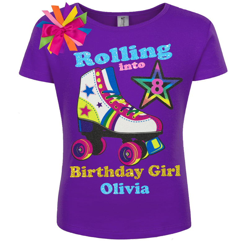 Rolling Birthday Girl Lucky Star - Purple