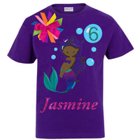 Girls Mermaid 9th Birthday Outfit Personalized Gift