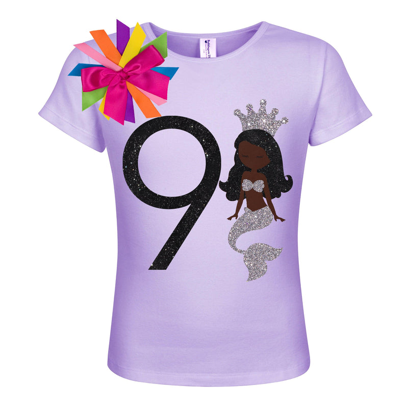 Personalized Mermaid Princess Birthday Shirt - Bubblegum Divas 