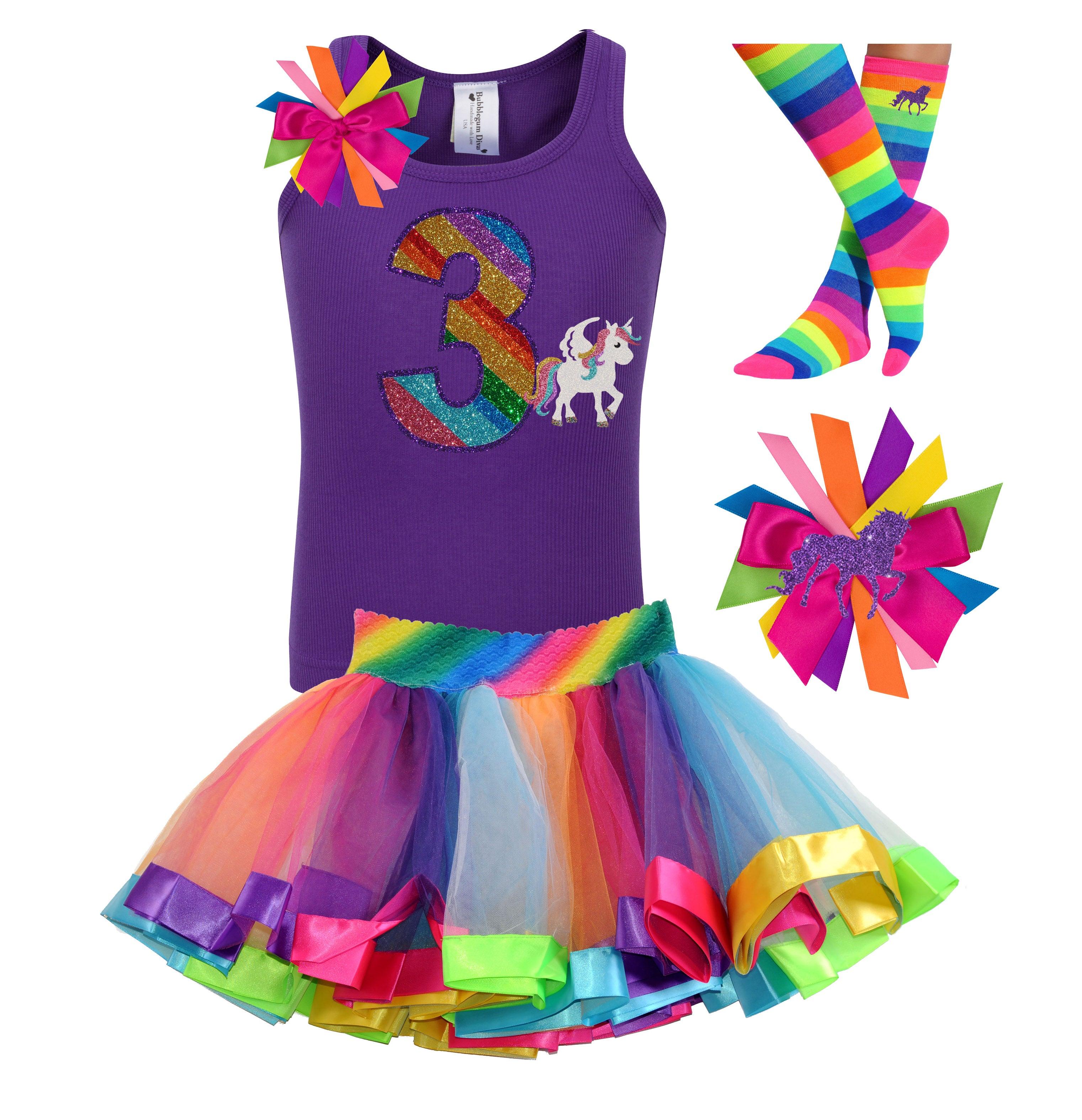 3rd birthday outlet unicorn outfit