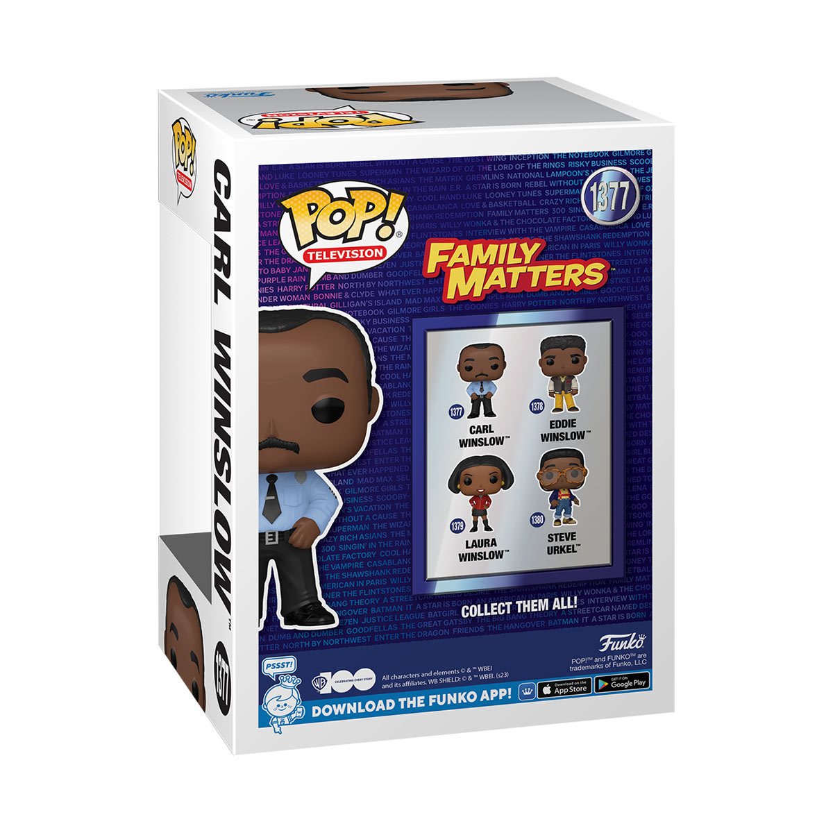 FUNKO POP! Family Matters Carl Winslow Vinyl Figure #1377