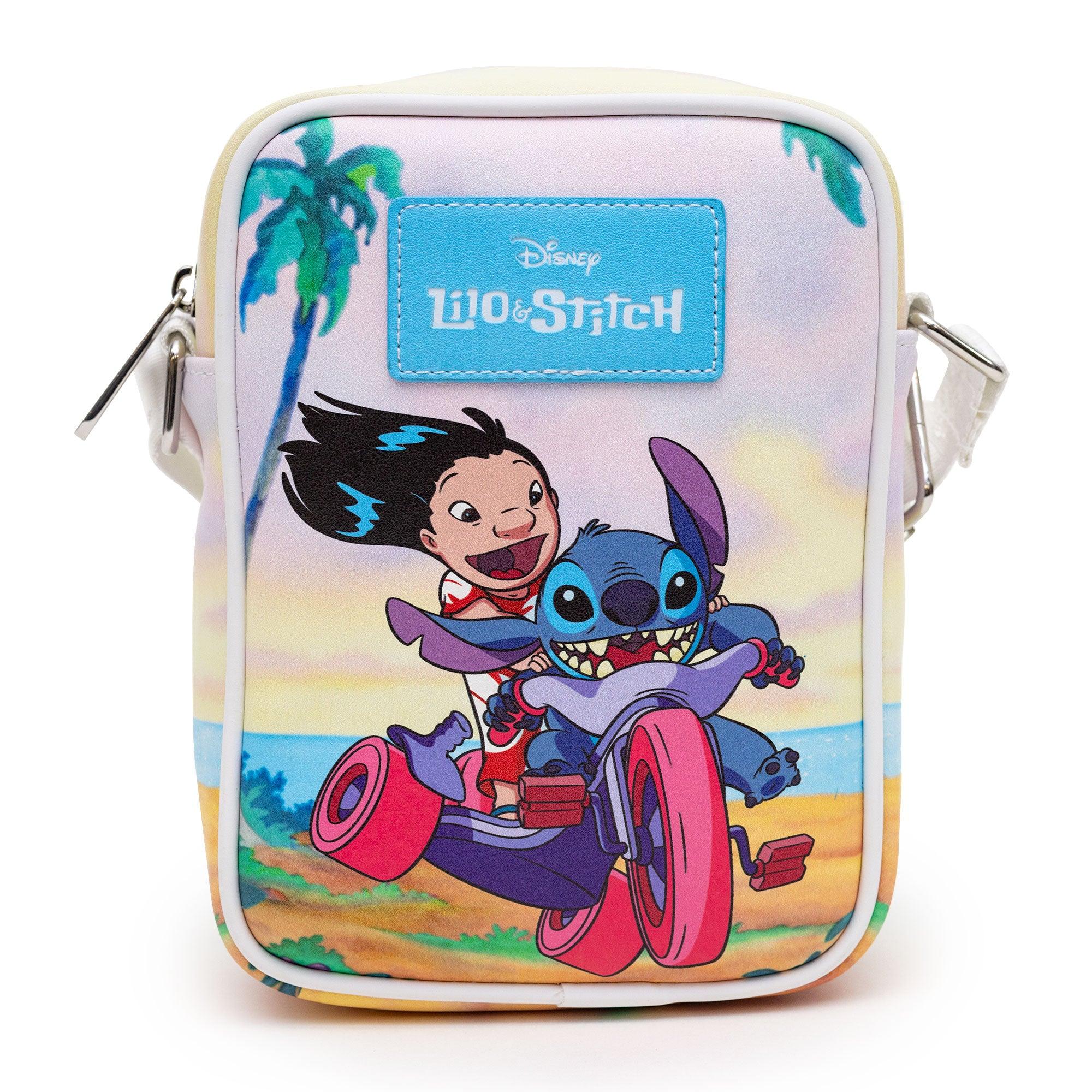 Disney: Crossbody Bag - Lilo & Stitch Riding and Beach Poses | Bubblegum Divas
