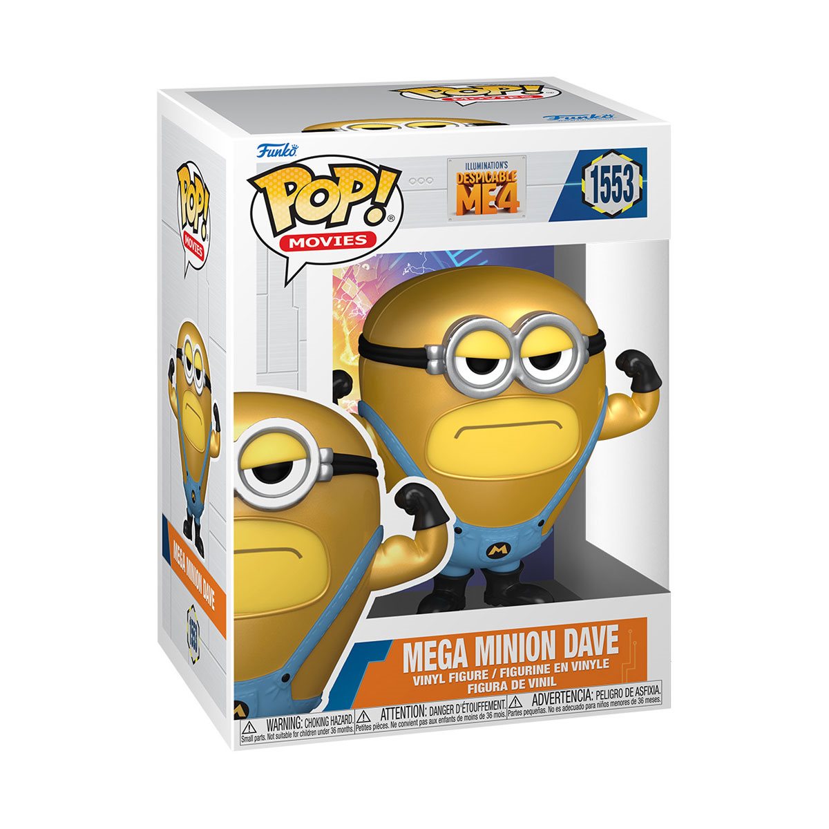 FUNKO POP! Descpicable Me 4 Mega Minion Dave Toy Figure #1553