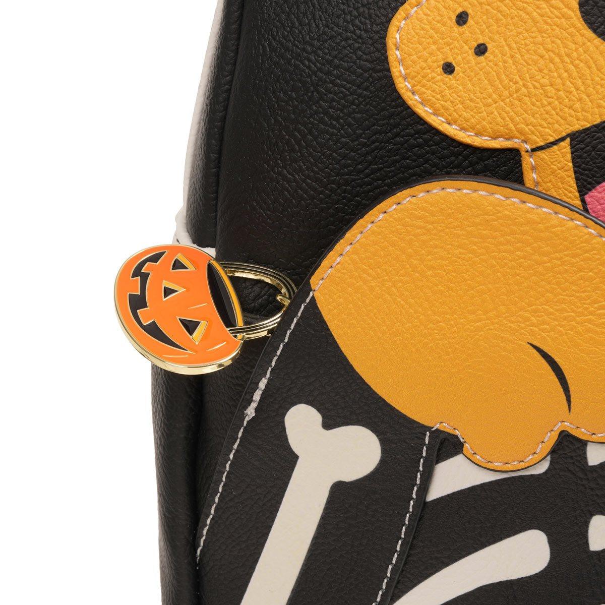 Loungefly Disney Pluto Skellington Glow-in-The-Dark Mini-Backpack Loungefly x Disney Pluto Skeleton Cosplay Mini Backpack  main image 4