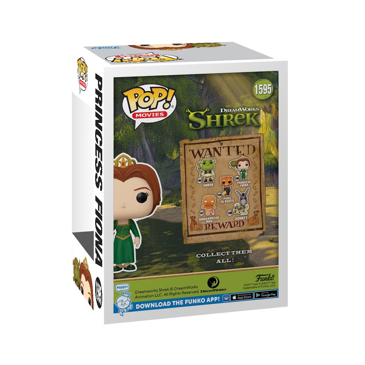 Funko Pop! Shrek DreamWorks 30th Anniversary Fiona with Frog Balloon Funko Pop! Vinyl Figure #1595