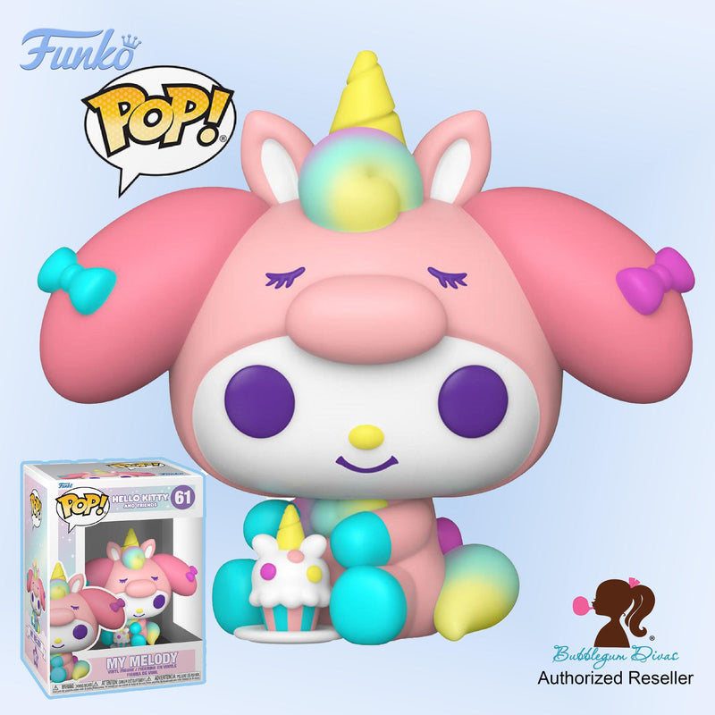 FUNKO POP! ANIMATION: Sanrio Hello Kitty - "My Melody" Vinyl Toy Figure #61 - Bubblegum Divas 