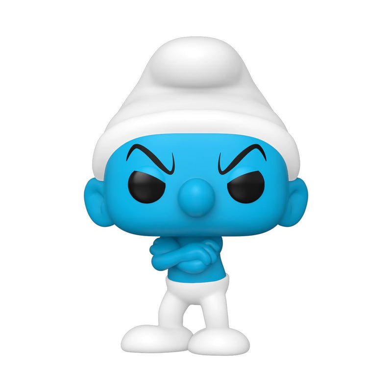 FUNKO POP! The Smurfs Classic Grouchy Smurf Vinyl Figure #1518