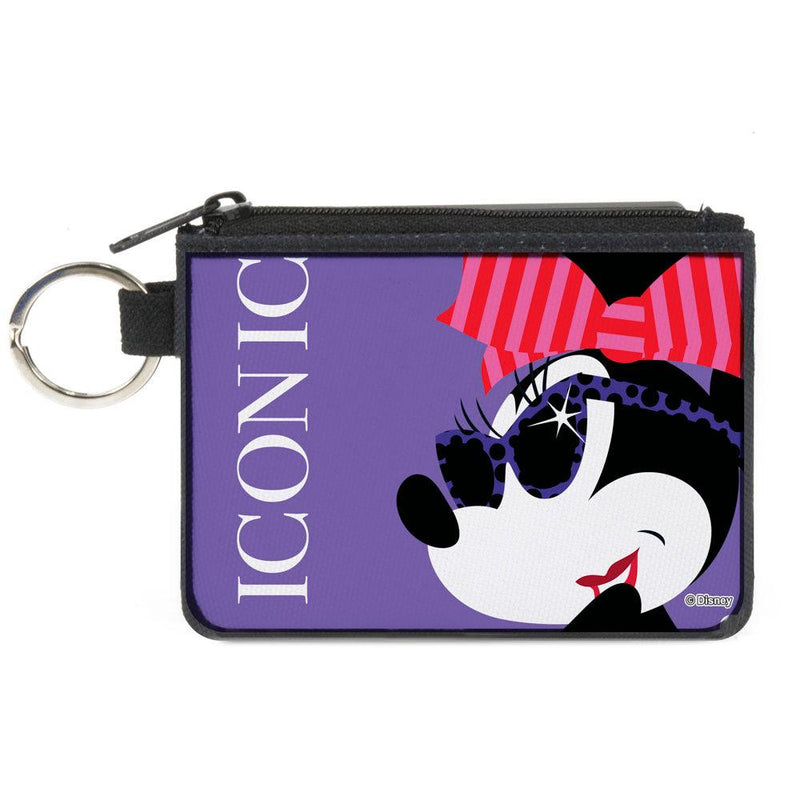 Disney Minnie Mouse Iconic Canvas Zipper Wallet 