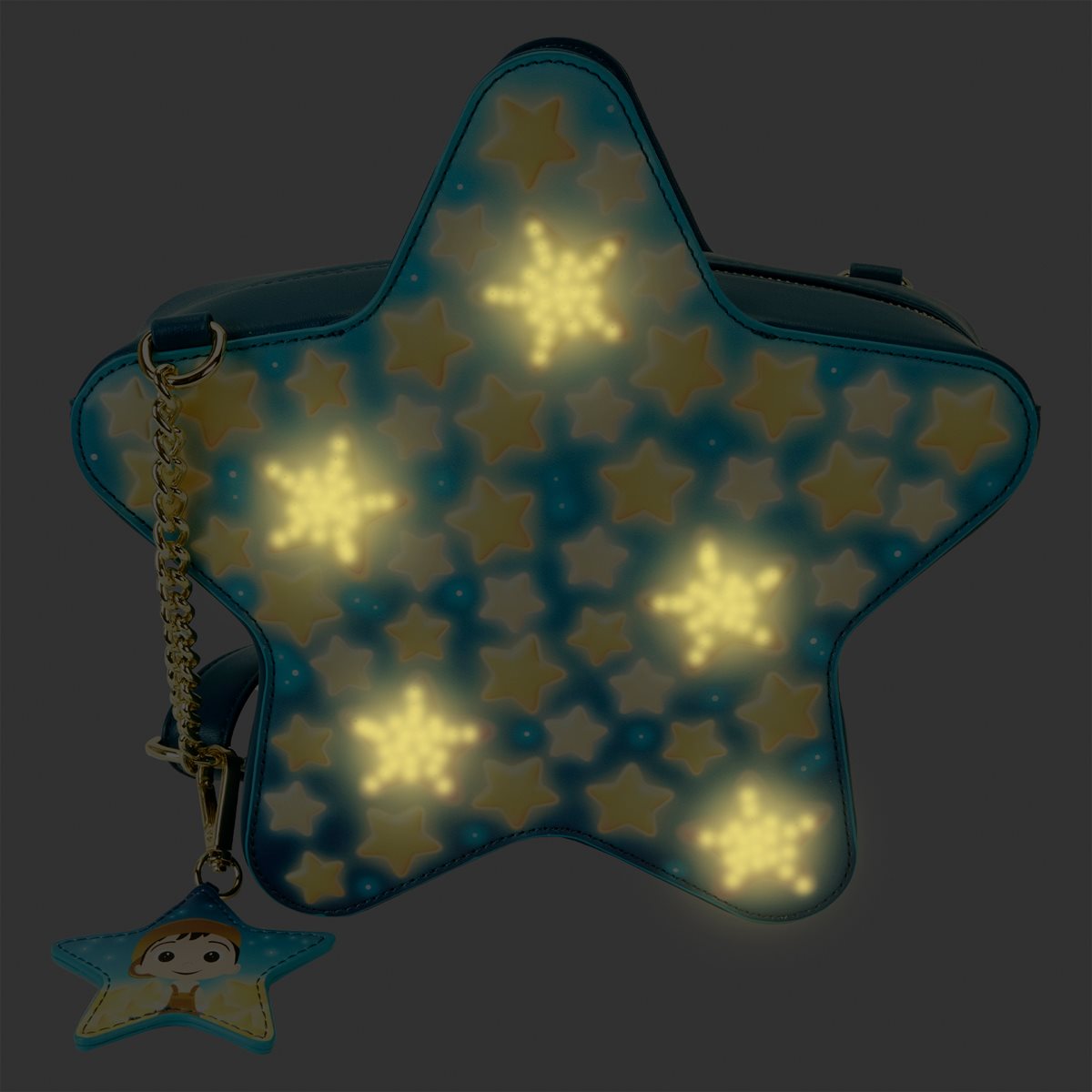 Disney-Pixar La Luna Glow-in-the-Dark Star Crossbody Bag with Charm Loungefly