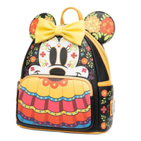 Minnie Mouse Backpack For Kids - Disney Style Icons Brown Panther Print Bag | Adjustable Shoulder Straps