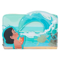 Moana Ocean Waves Zip-Around Wallet Loungefly