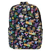 Nickelodeon Retro Characters Full-Size Nylon Backpack Loungefly