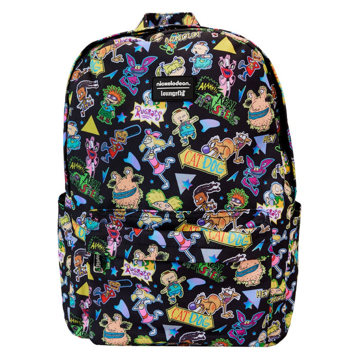 Nickelodeon Retro Characters Full-Size Nylon Backpack Loungefly