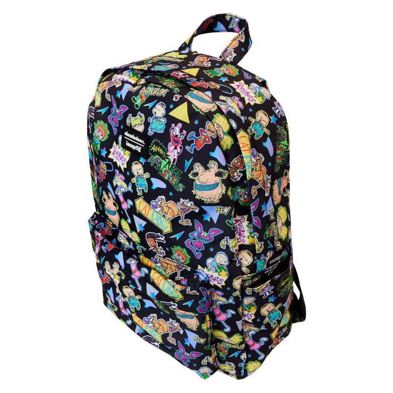 Nickelodeon Retro Characters Full-Size Nylon Backpack Loungefly