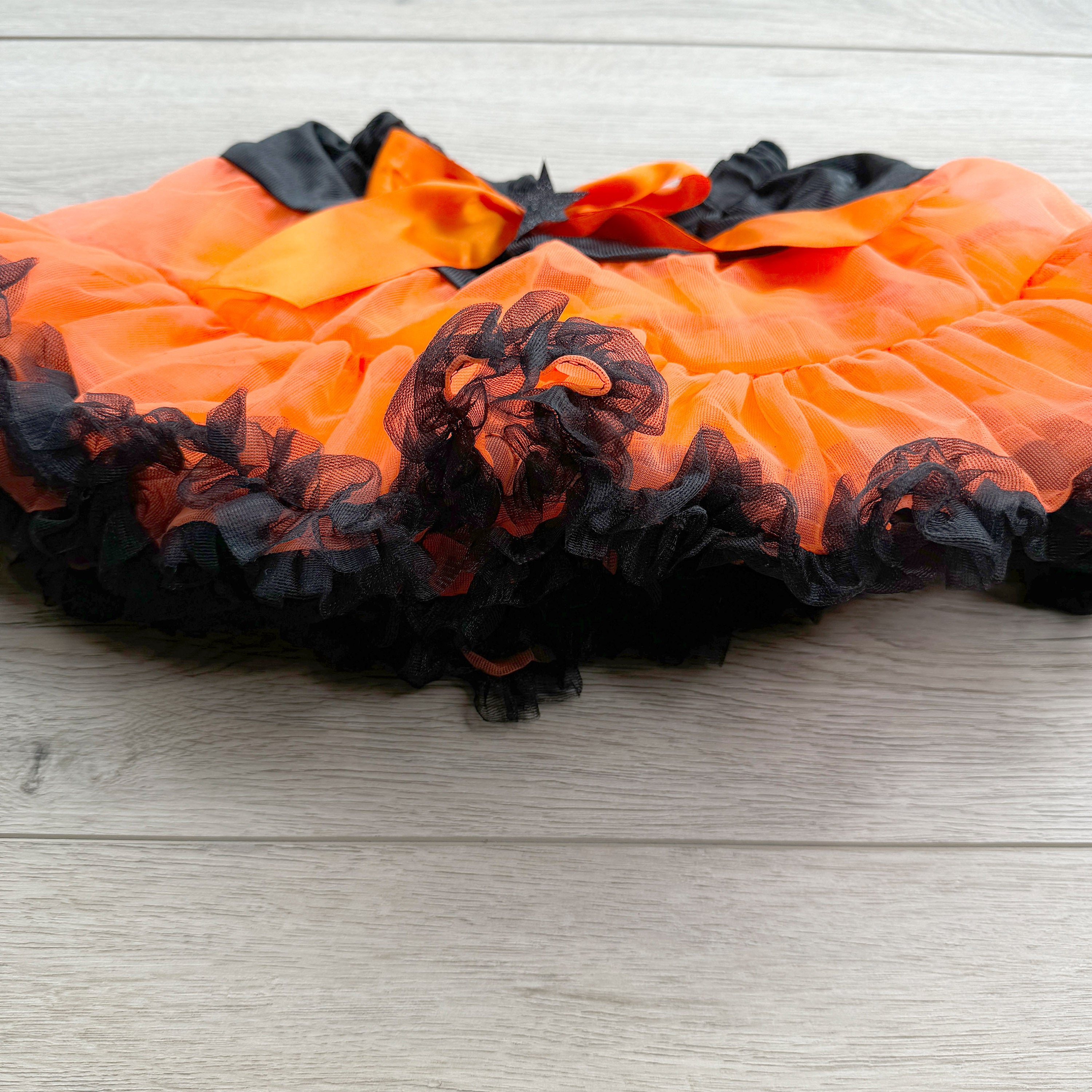 Orange black tutu skirt best sale