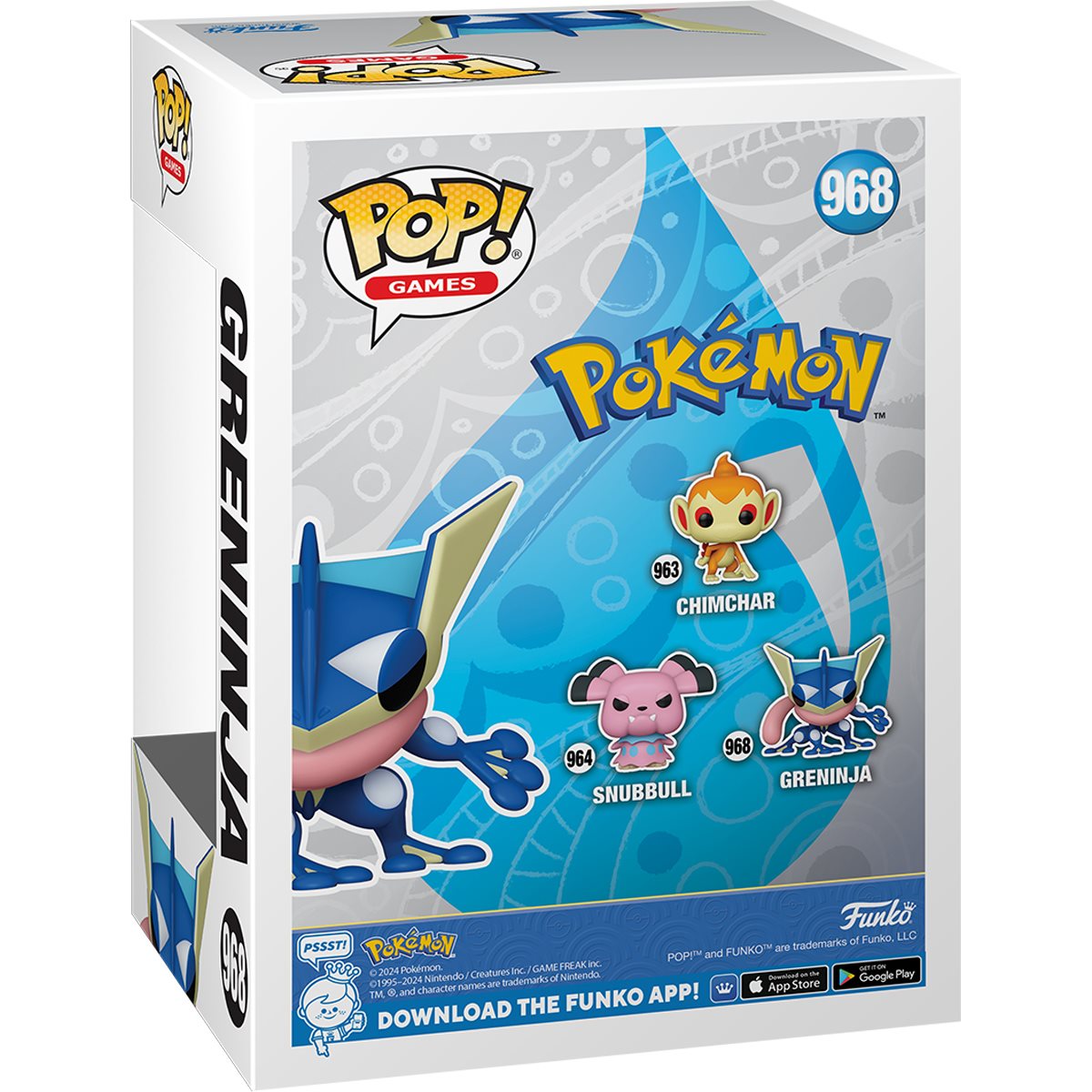 🎉 Shop Pokemon Greninja Funko Pop! Toy Figure #968 at Bubblegum 