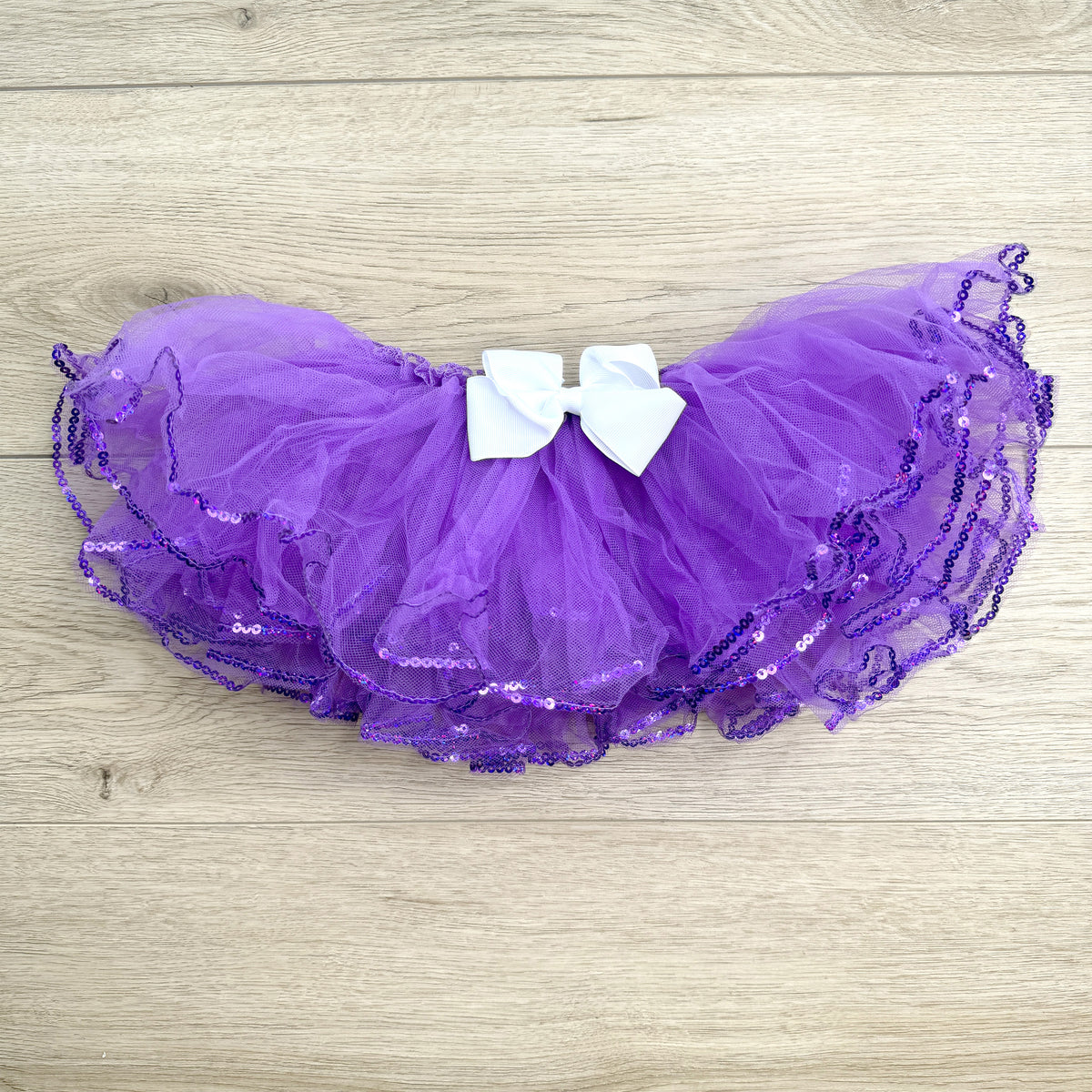 Girls Purple Sequin Tutu Skirt Dress Costume Kids Birthday Dance Skirt 3,4,5