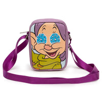 Snow White: Dopey (Diamond Eyes) Crossbody Bag Tote Wallet Zip Purse - Bubblegum Divas 