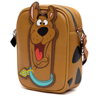 Scooby Doo Vegan Leather Zip Purse Crossbody Tote Bag Wallet - Bubblegum Divas 