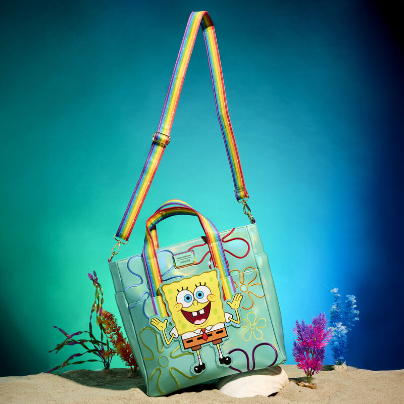 SpongeBob 25th Anniversary Loungefly Convertible Tote Bag