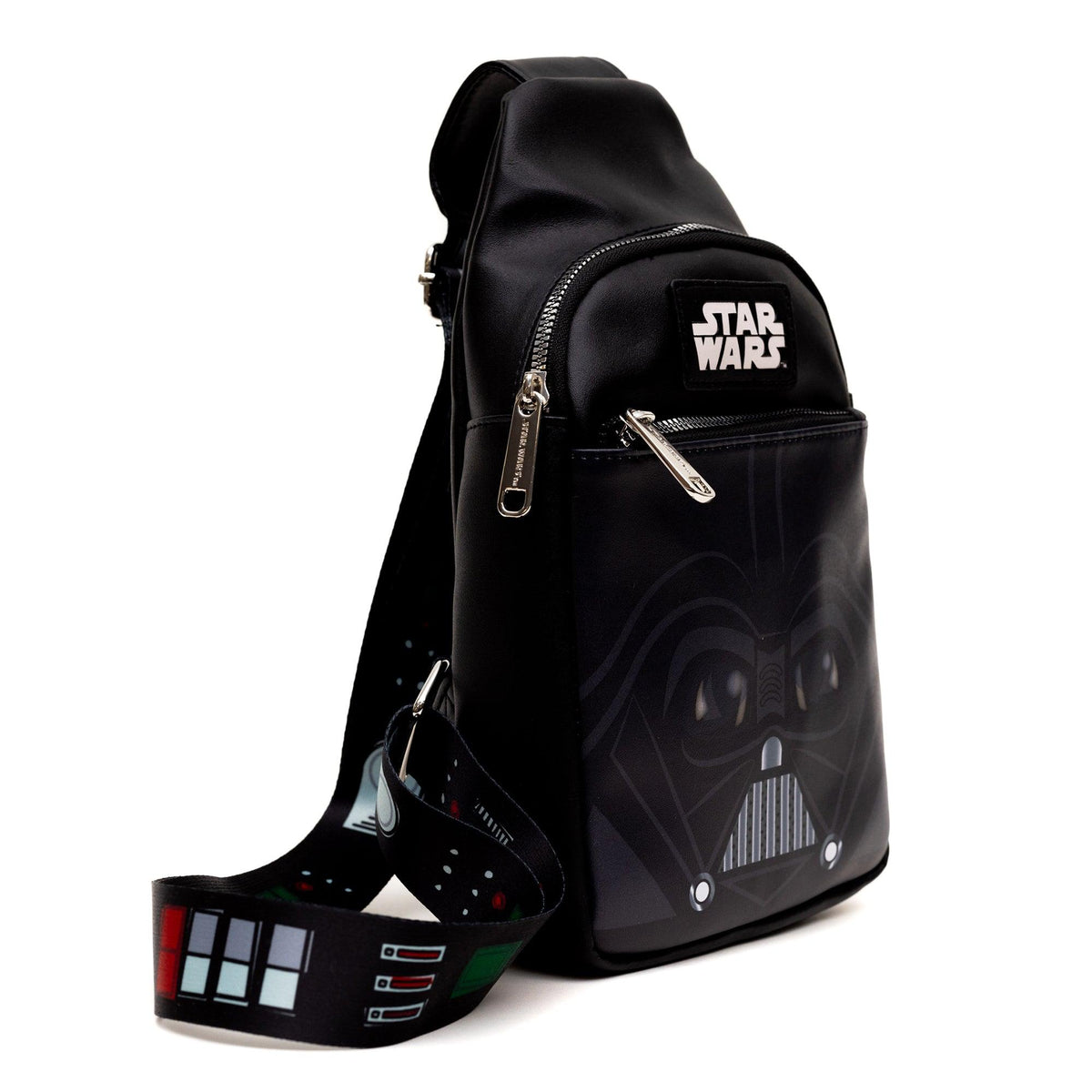 Star Wars Darth Vader Sling Bag Zip Purse Crossbody Bag - Bubblegum Divas 