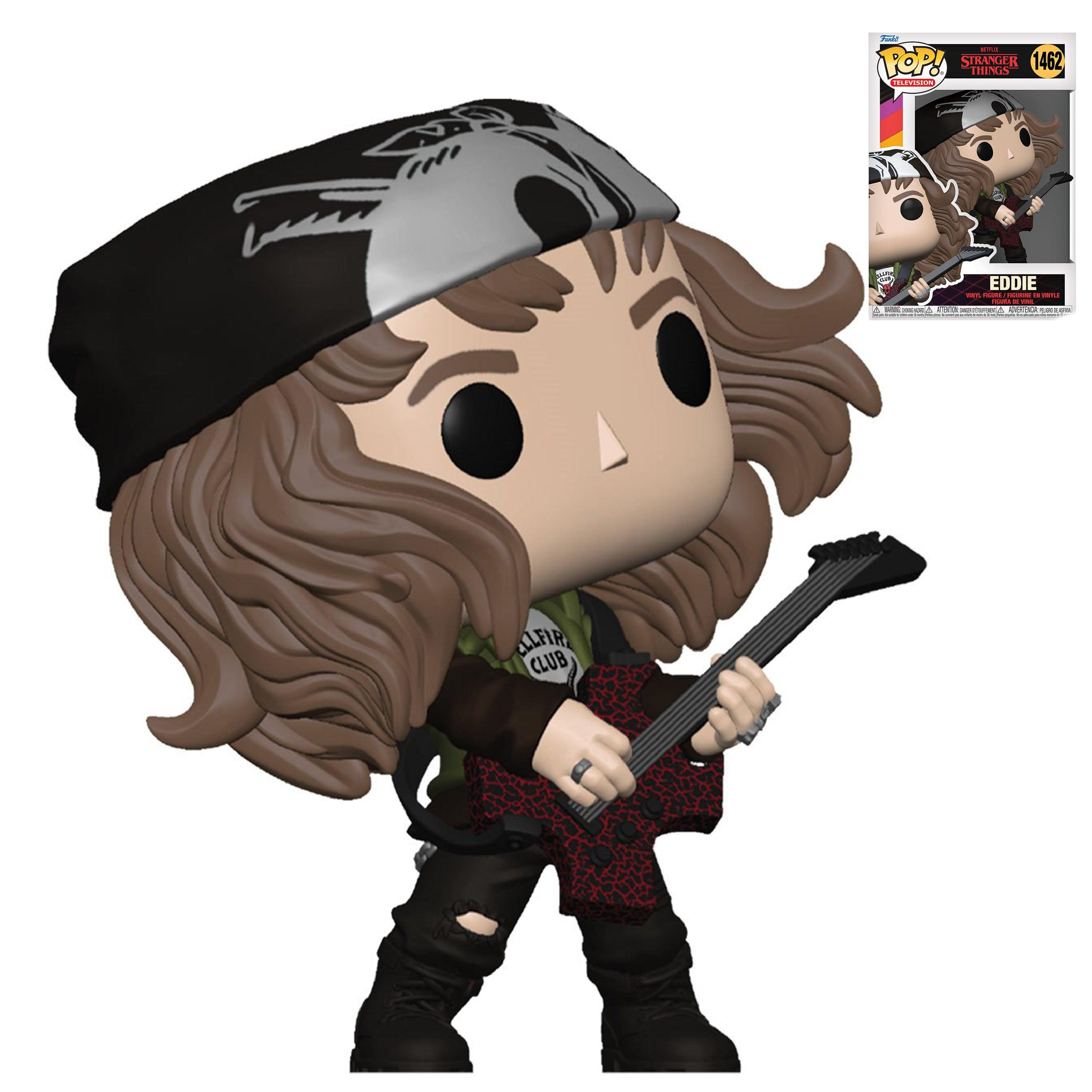 🎉 Shop FUNKO POP! Stranger Things Eddie (with Guitar) Toy Figure