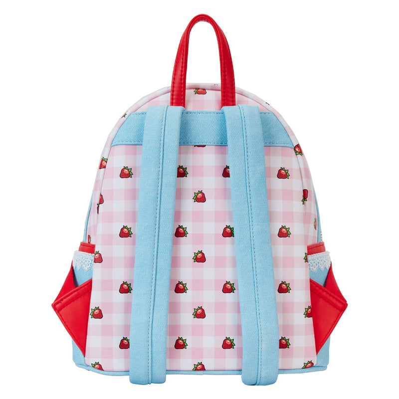 Strawberry Shortcake Denim Pocket Mini-Backpack Loungefly