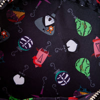 The Nightmare Before Christmas Wreath Glow-in-Dark Crossbody Purse Loungefly