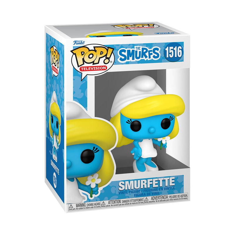 FUNKO POP! The Smurfs Smurfette with Flower Vinyl Figure #1516