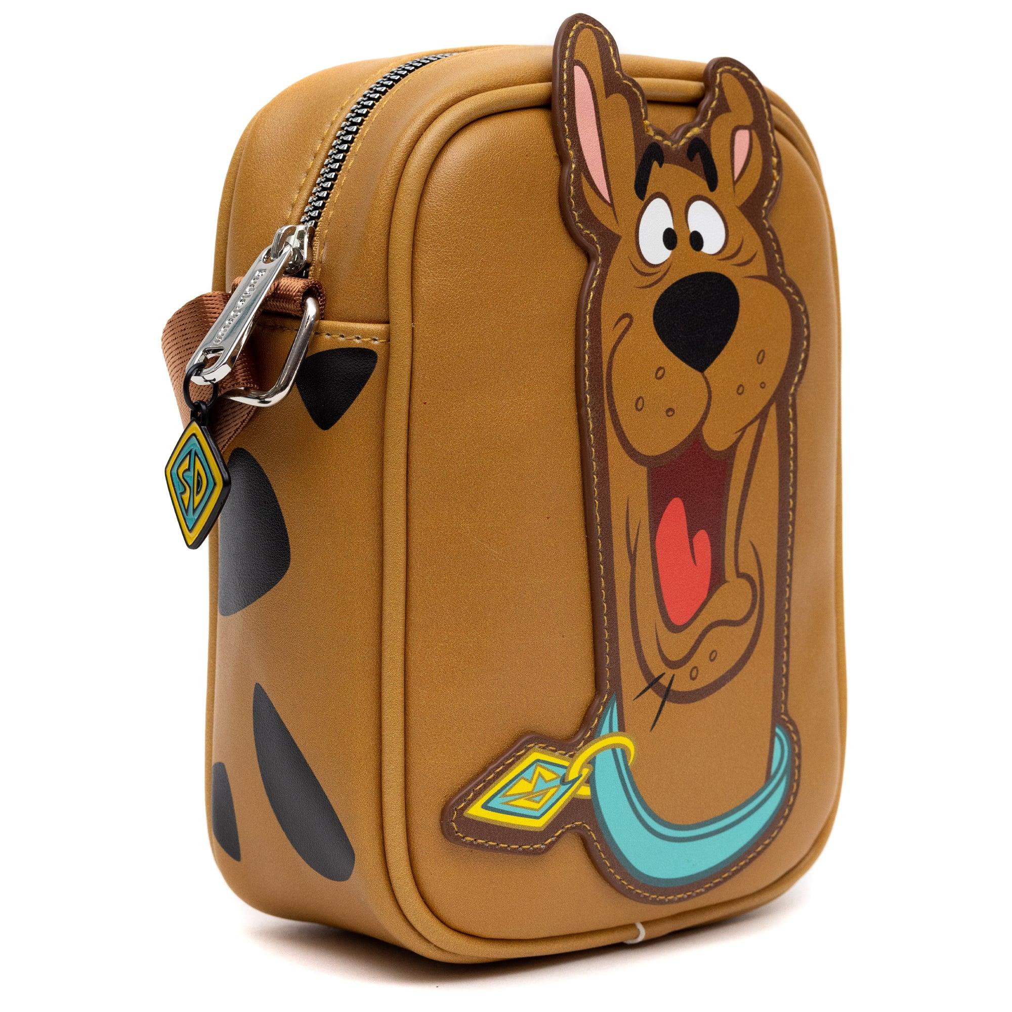 🎉 Shop Scooby Doo Vegan Leather Zip Purse Crossbody Tote