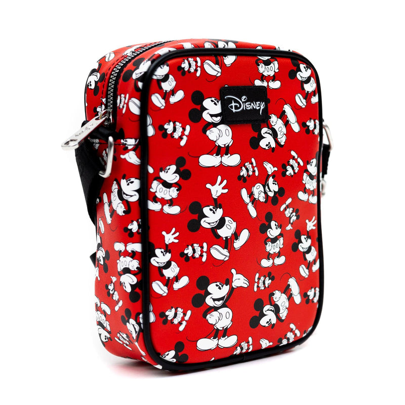 Disney Bag and Wallet Combo | Mickey Mouse Print Red | Vegan Leather