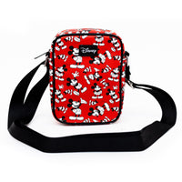 Disney: Mickey Mouse Toss Print Red Bag and Wallet Combo
