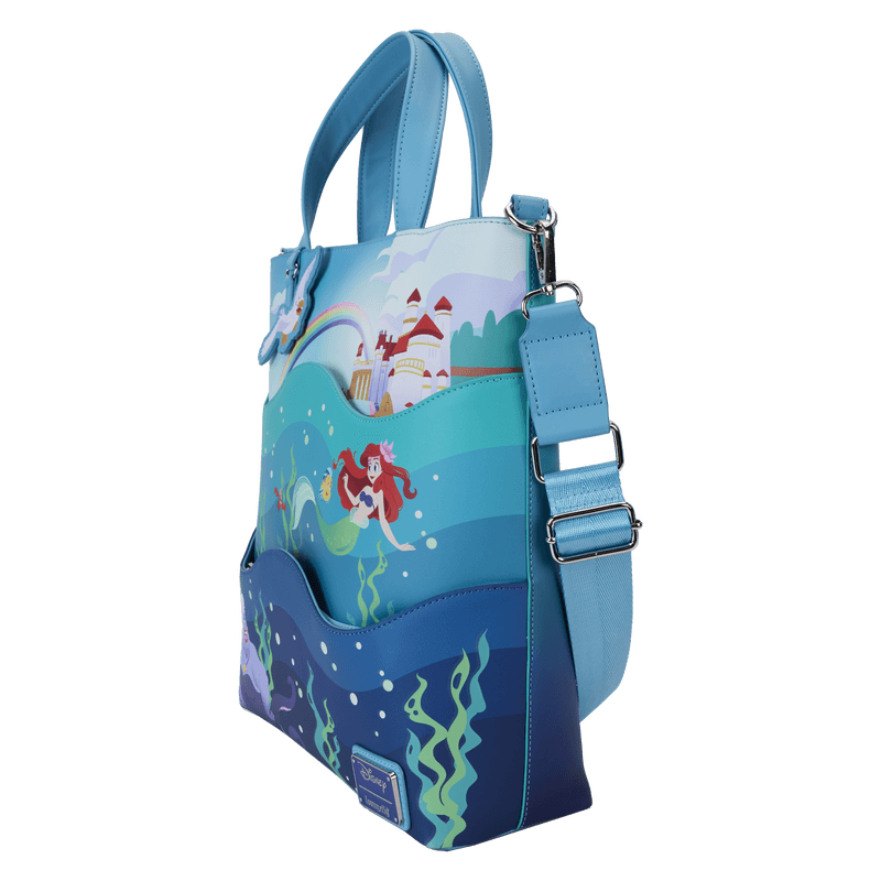 Disney The Little Mermaid Ariel Life Is The Bubbles Tote Bag Loungefly