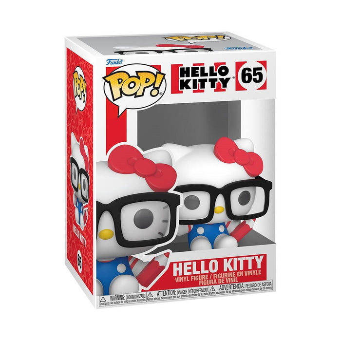 FUNKO POP! Sanrio Hello Kitty w/Glasses Vinyl Toy Figure #65 - Bubblegum Divas 