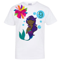 Girls Mermaid 6th Birthday Outfit Personalized Gift - Bubblegum Divas 