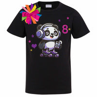 Panda Bear Retro Roller Skate 10 - Bubblegum Divas 