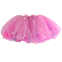 Girls Pink Purple Tutu Skirt Dress Costume Kids Birthday Dance Skirt 2,3,5,6