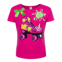 Sparkly Slime Roller Skating Birthday Dress-Up in Pink