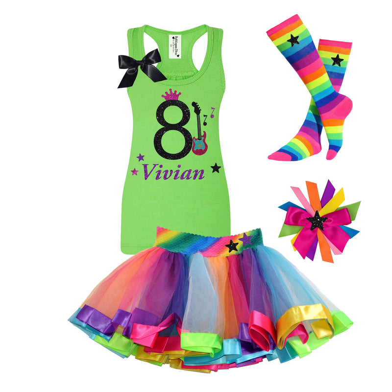 Shop Guitar Party Birthday Outfit -Green at Bubblegum Divas personalized gifts for girls. Shop Guitar Party Birthday Outfit -Green at Bubblegum Divas personalized gifts for girls.