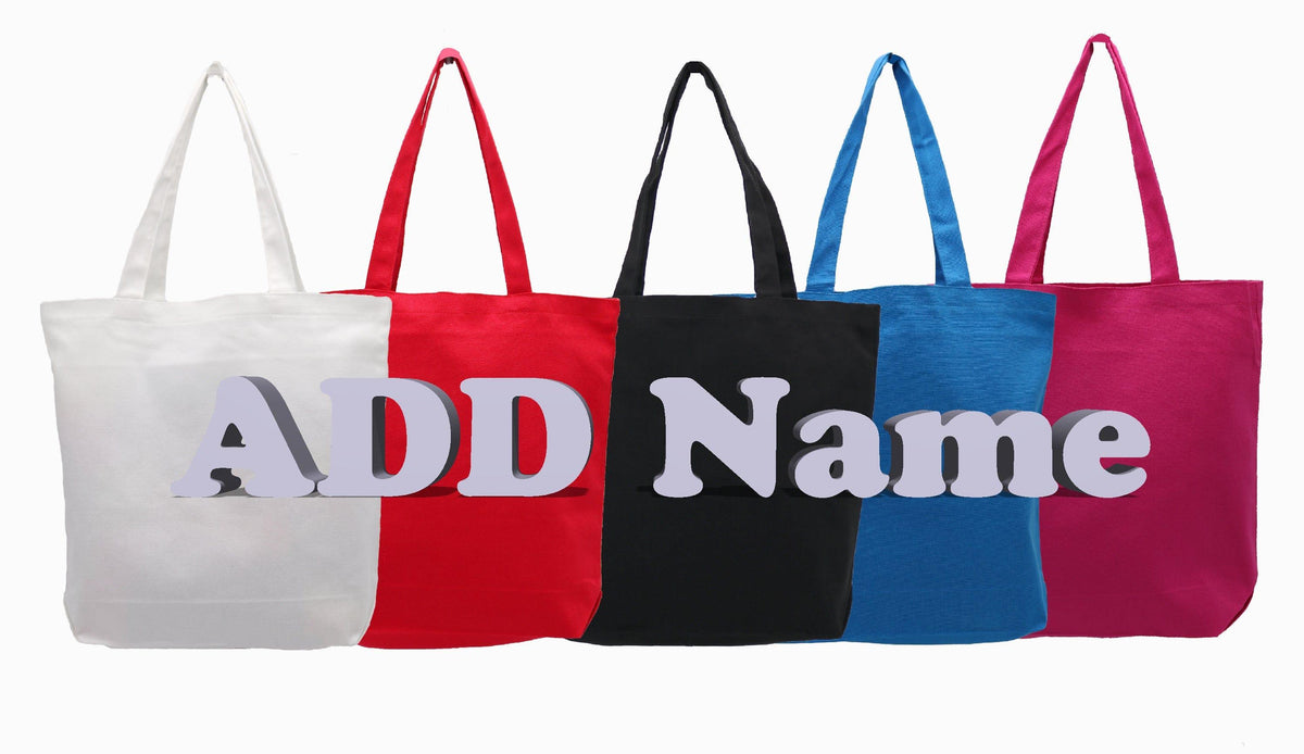 Tote Bag Personalized Name - Add On - Bubblegum Divas 