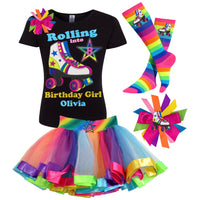 Rolling Birthday Girl Lucky Star - Neon - Bubblegum Divas 