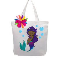 Personalized Sassy Mermaid Tote Bag for Kids