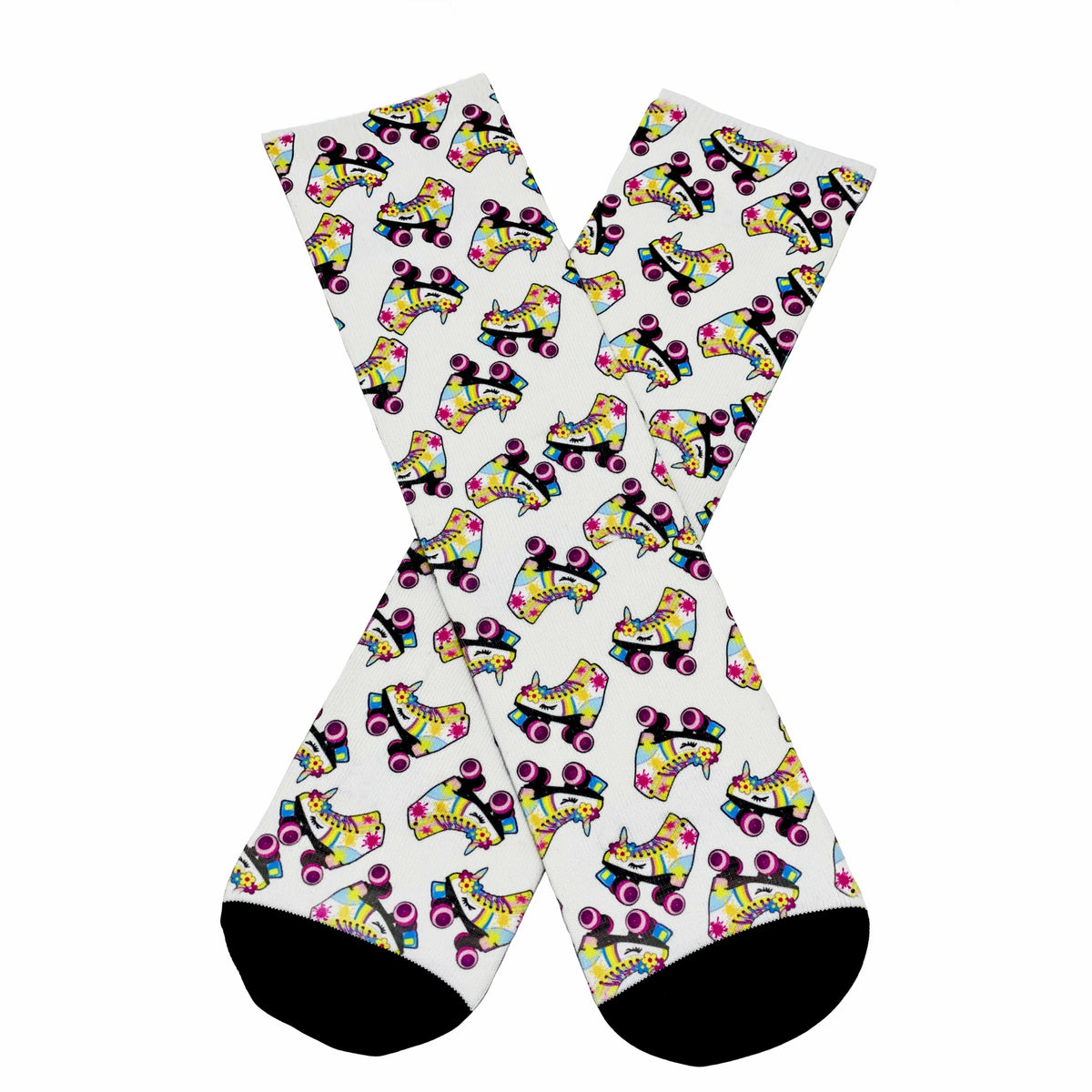 Roller Skate Socks - Bubblegum Divas 