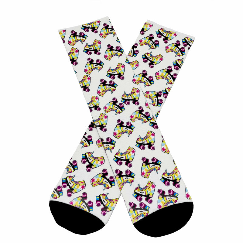 Roller Skate Socks - Bubblegum Divas 