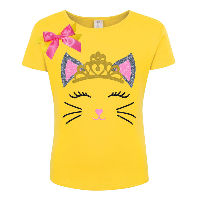 Personalized Glittery Cat Shirt - Dong - Bubblegum Divas 