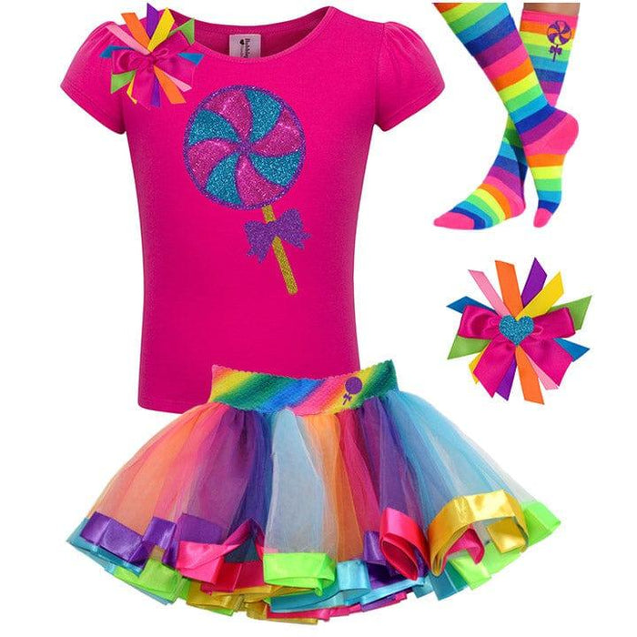 Personalized Candy Lollipop Outfit for Magical Candy-themed Birthday Parties