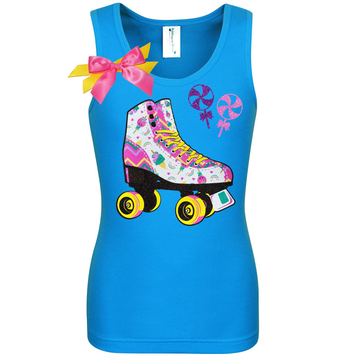 Unicorn Candy Skate Blue Taffy Shirt - Bubblegum Divas 