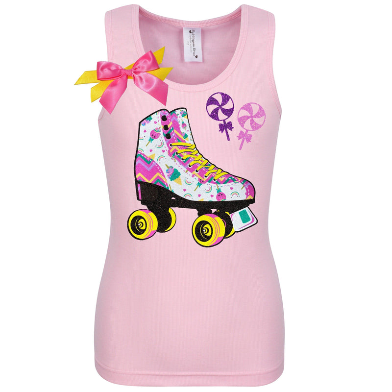 Unicorn Candy Skate Pineapple Shirt - Bubblegum Divas 