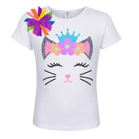Sparkly Kitty Cat Shirt - Mya
