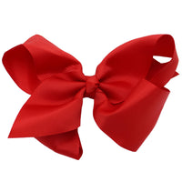 Glitter Star Red Jumbo Hair Bow 6 inches - Hairbow - Bubblegum Divas Store
